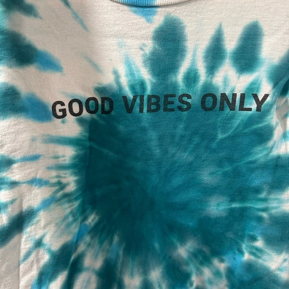 Tie-dye t-shirt Good Vibes Only - Picture 3 of 4